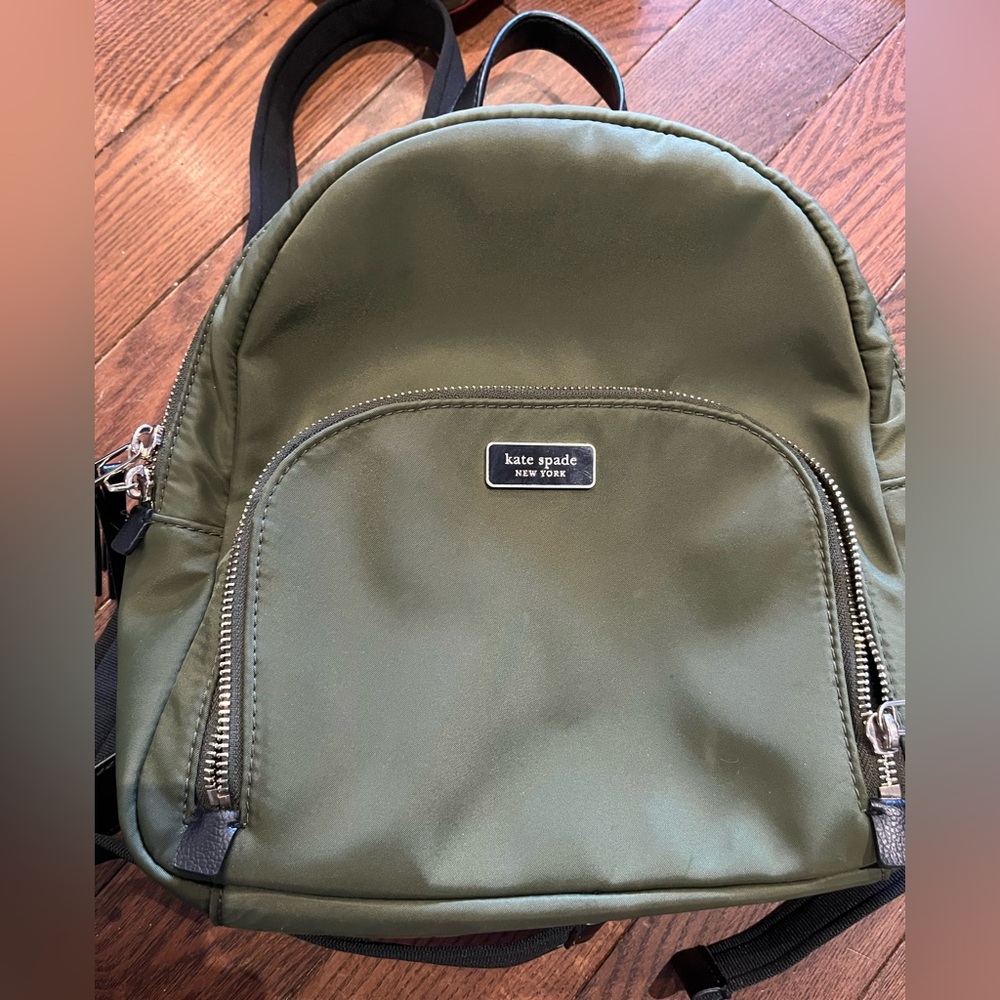 Kate Spade “Dawn” nylon Backpack in Sapling